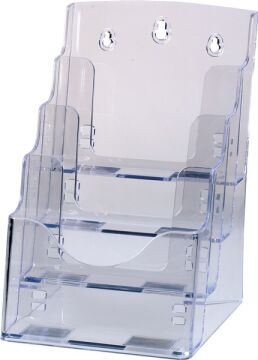 SERVE Broşür Stantı A5 Ebatlar için (4 Katlı)
