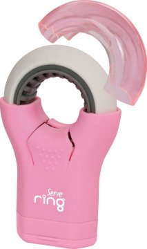 SERVE Ring Kalemtıraş + Silgi (Döner Silgi), Şeker Pembe