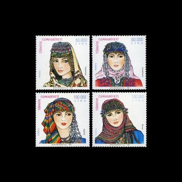 Türkische Frauenüberschriften (19. November 1997) - Sammlung von Briefmarken der Republik Türkei