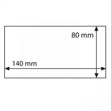 Leuchtturm Koruyucu Şeffaf Kılıf (Kağıt Para, Zarf ve Kartpostallar için), BASIC 140 (180 x 80 mm)