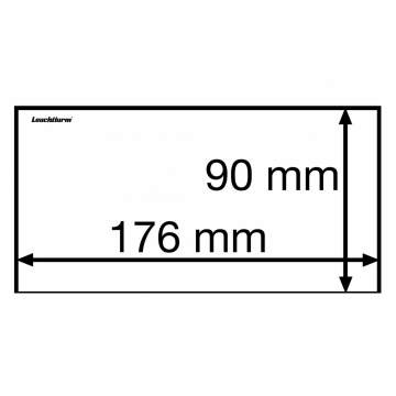 Leuchtturm Koruyucu Şeffaf Kılıf (Kağıt Para, Zarf ve Kartpostallar için), BASIC 170 (170 x 86 mm)