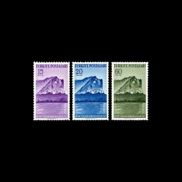 Conférence internationale des chemins de fer (9 octobre 1947) - Collection de timbres de la République de Turquie