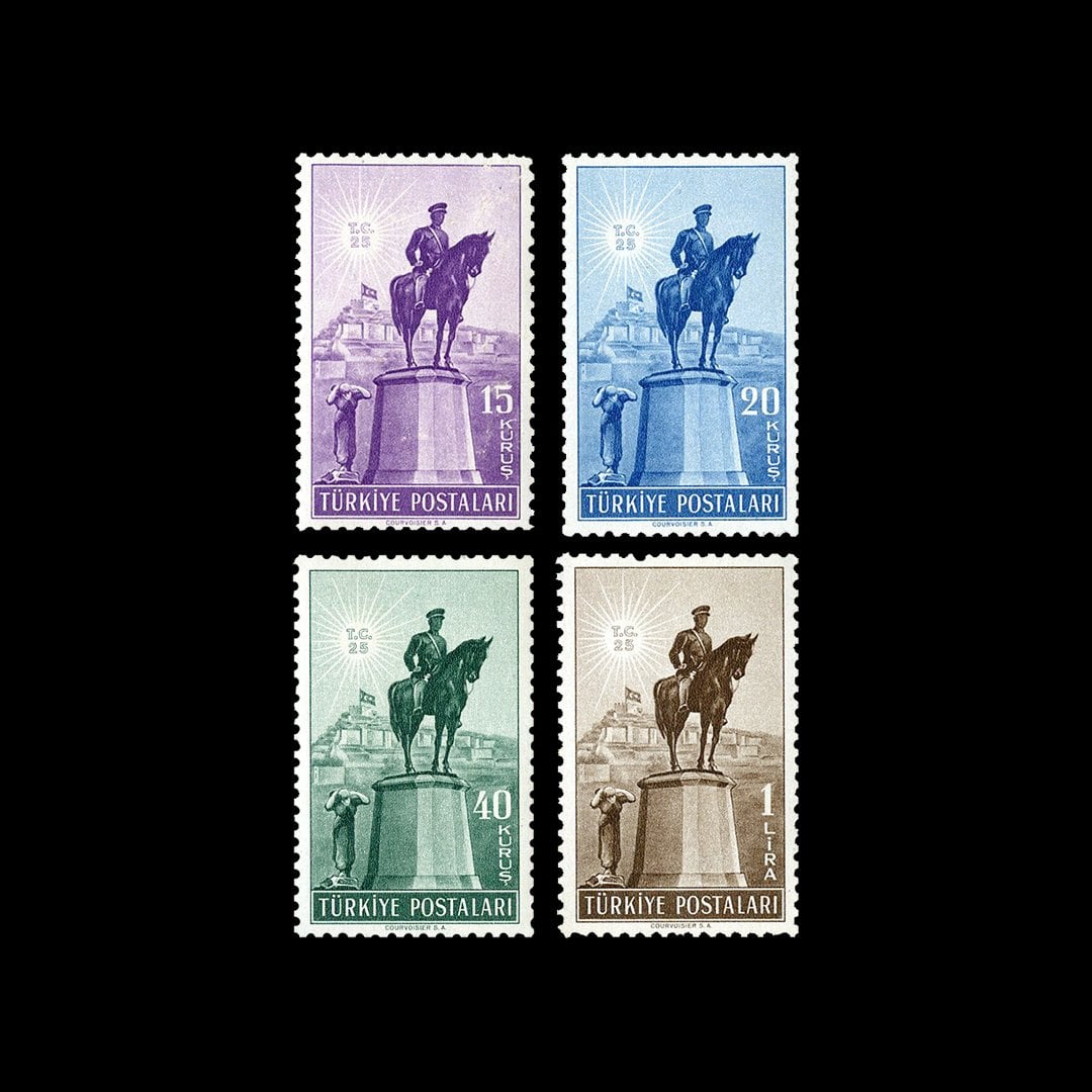 25th Anniversary of the Republic (October 29, 1948) - Turkey Republic Stamp Collection