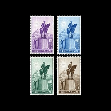 Cumhuriyetin 25. Yılı (29 Ekim 1948)  - Türkiye Cumhuriyeti Pul Koleksiyonu
