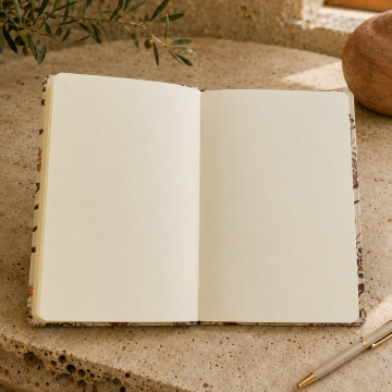 PULKO Notebook Every Day Is A Fresh Start Serisi, (14x20cm), 90gr. Ivory Kağıt, 192 Sayfa, Esnek Kapak, Düz,