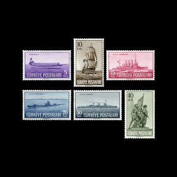 Donanma Günü (1 Temmuz 1949)  - Türkiye Cumhuriyeti Pul Koleksiyonu