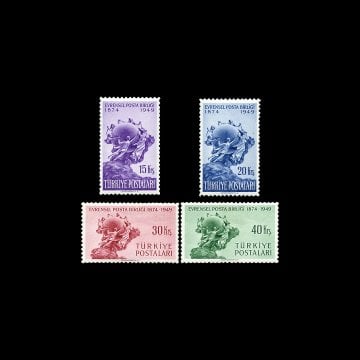 75e anniversaire de l'Union Postale Universelle (9 octobre 1949) - Collection de timbres de la République de Turquie