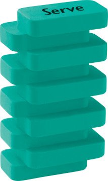 SERVE Steps Silgi, Taze Yeşil