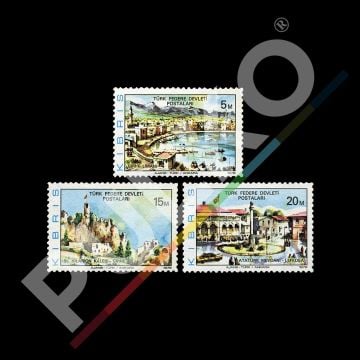 Turistik Seri (2 Ağustos 1976) - Kuzey Kıbrıs Türk Cumhuriyeti Pul Koleksiyonu