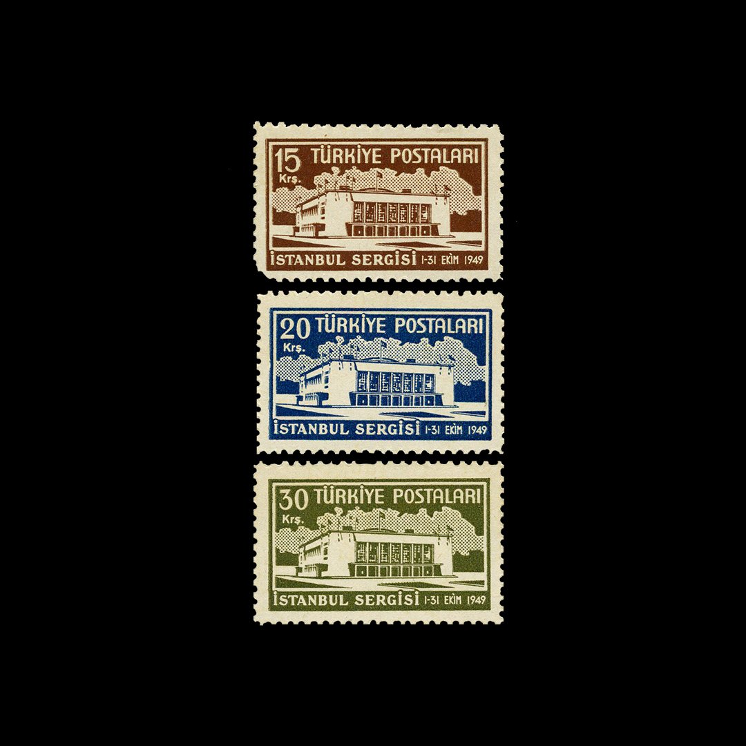 Стамбульская выставка (1 октября 1949) - Коллекция марок Турецкой Республики