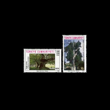 Natural Monuments (30 November 1994) - Republic of Turkey Stamp Collection