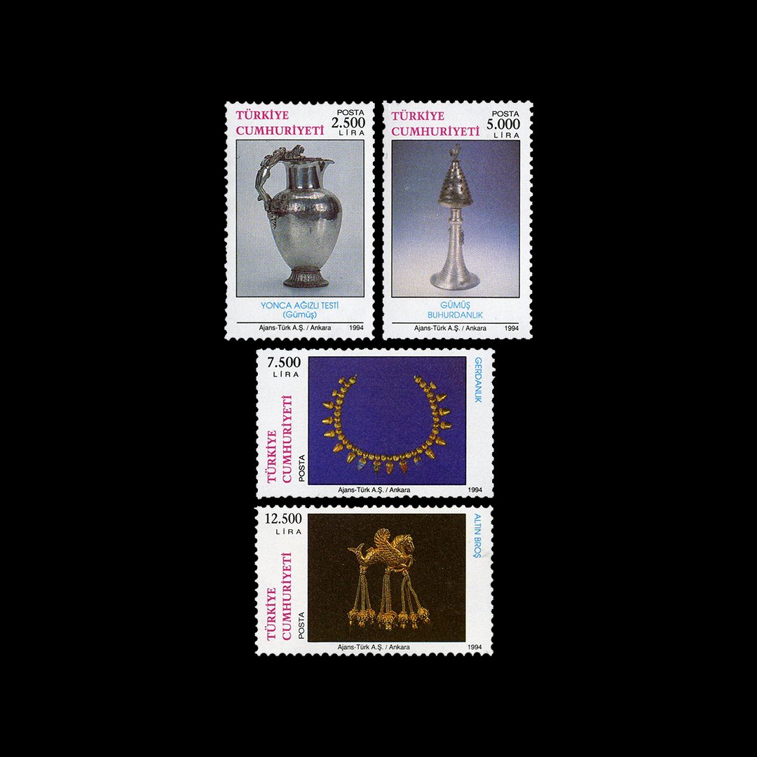 Historical Arts (Karun Treasures) (7 December 1994) - Republic of Turkey Stamp Collection