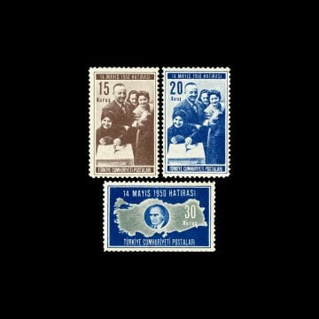Élections du 14 mai 1950 (30 août 1950) - Collection de timbres de la République de Turquie