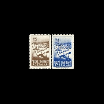 Recensement de la population (22 octobre 1950) - Collection de timbres de la République de Turquie