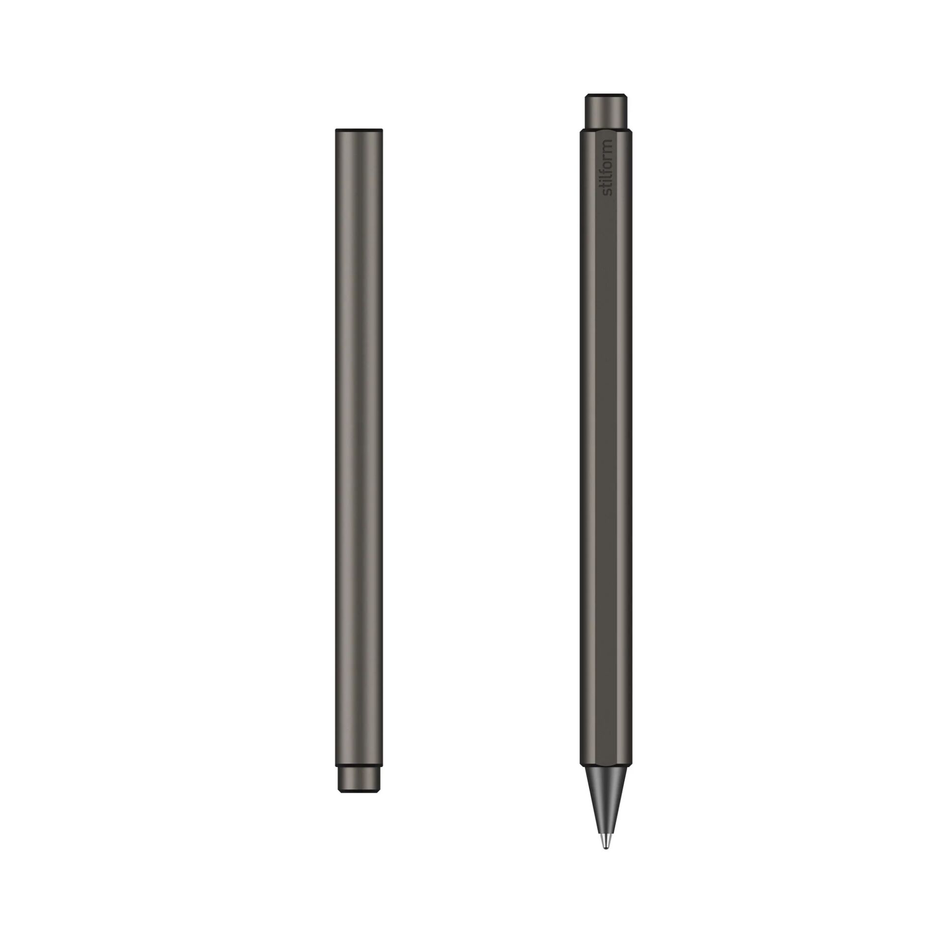 Stilform FLOW Rollerball Kalem, Titanyum - Titanium Black DLC
