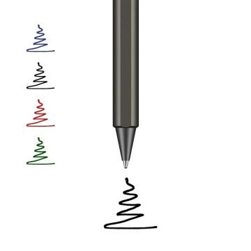 Stilform FLOW Rollerball Kalem, Titanyum - Titanium Black DLC