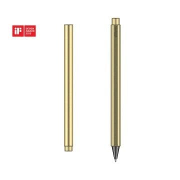 Stilform FLOW Rollerball Kalem, Pirinç - Fırçalanmış Pirinç