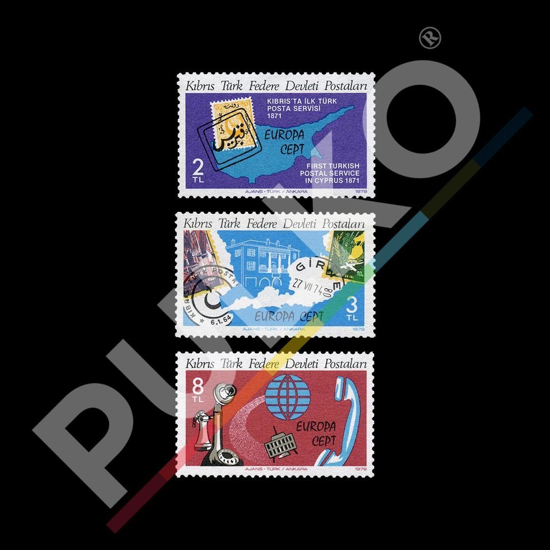 Europa-Cept (20 Ağustos 1979) - Kuzey Kıbrıs Türk Cumhuriyeti Pul Koleksiyonu