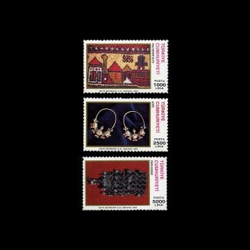 土耳其研讨会经文（21 Ethim 1993） - 土耳其cumhitiyine邮票邮票