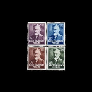 Abdülhak Hamit Tarhan'ın 100. Doğum Yıldönümü (5 Şubat 1952) - Türkiye Cumhuriyeti Pul Koleksiyonu