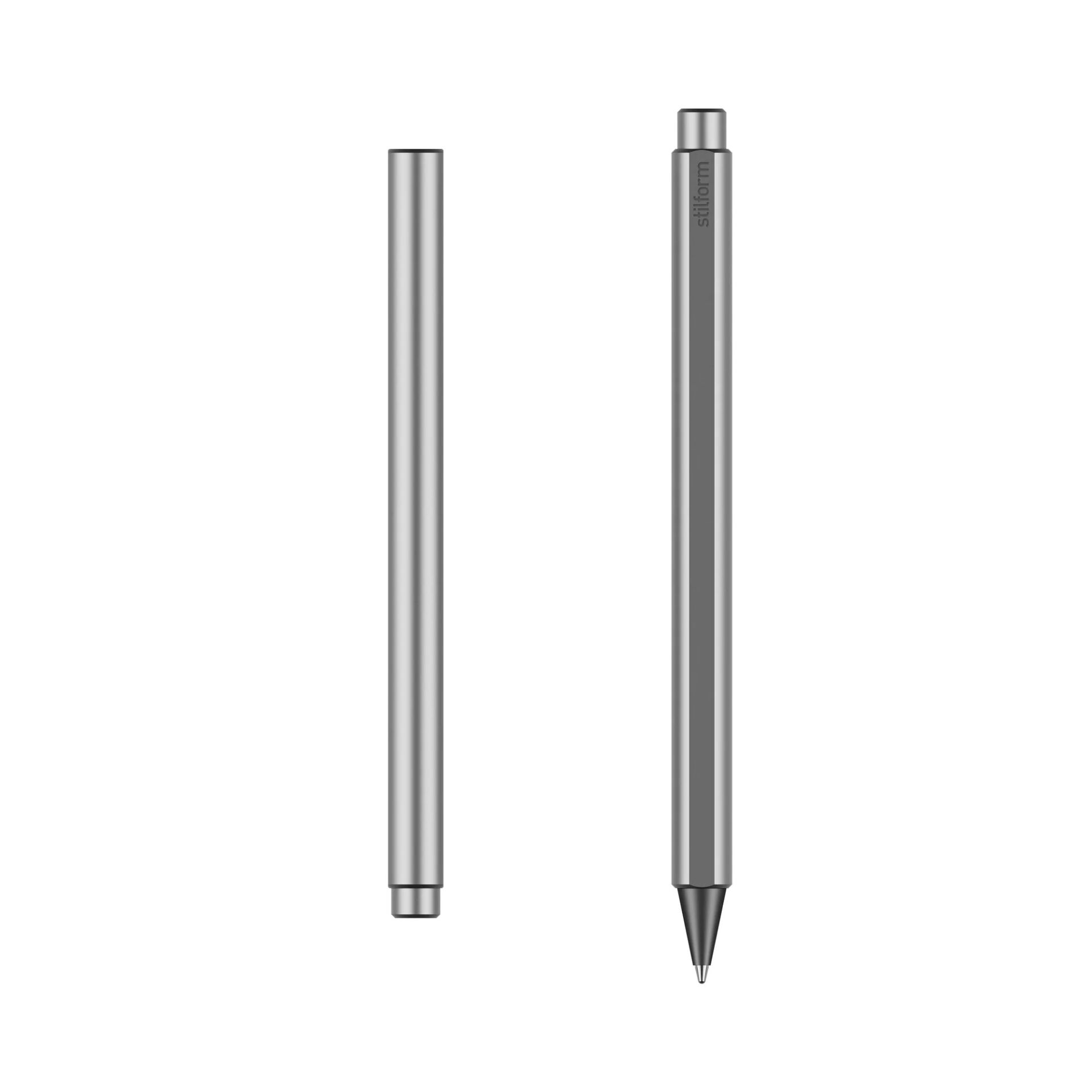 Stilform FLOW Rollerball Kalem, Alüminyum - Comet Grey
