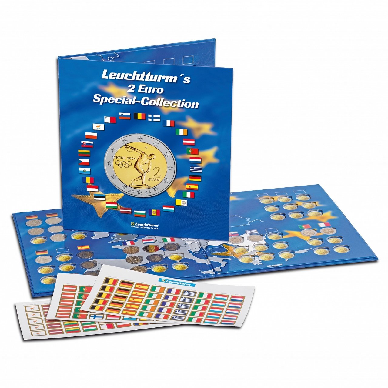 Leuchtturm PRESSO 2-EURO Collection, Madeni Para Albümü