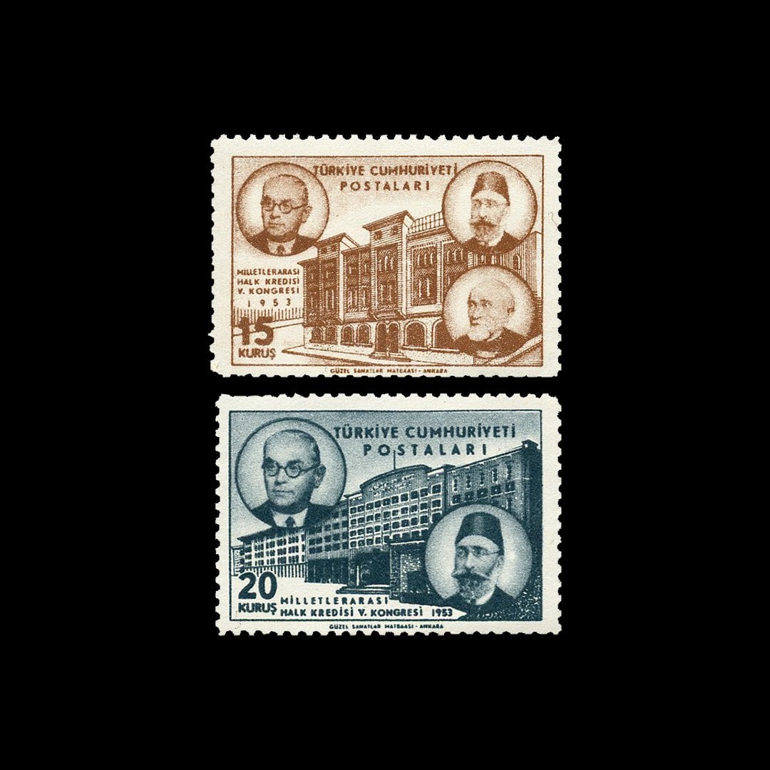 Internationale Volkskredit 5. Kongress (2. September 1953) - Briefmarkensammlung der Republik Türkei