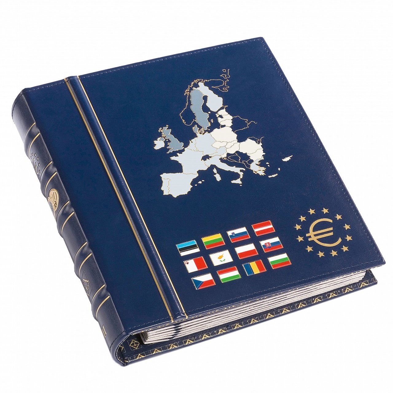 Leuchtturm VISTA EURO Madeni Para Albümü 2 (Kasetli ve İçi VISTA Yaprak ile Dolu)