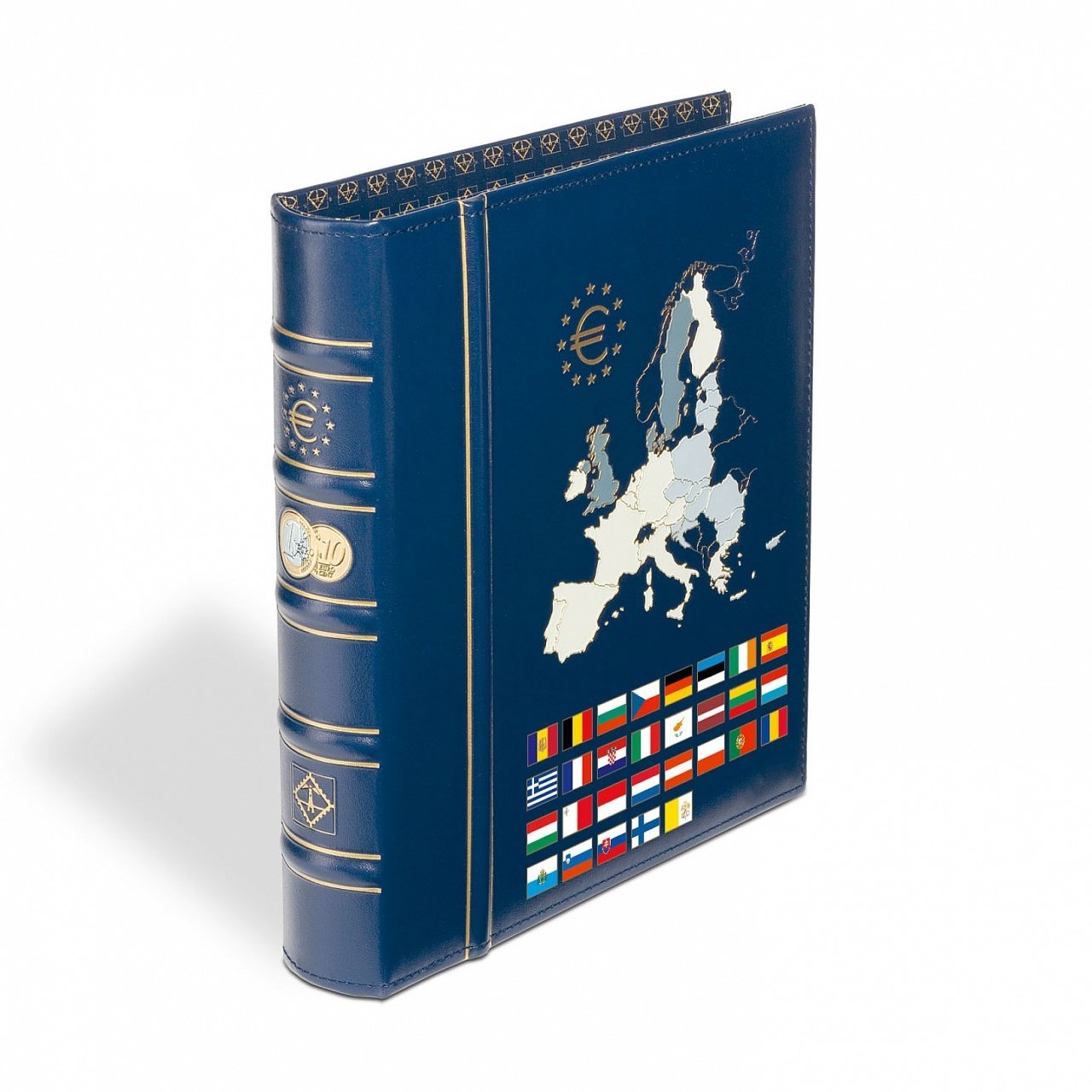 Leuchtturm Klasik EURO Madeni Para Albümü (İçi Yapraksız, Kasetsiz Albüm)