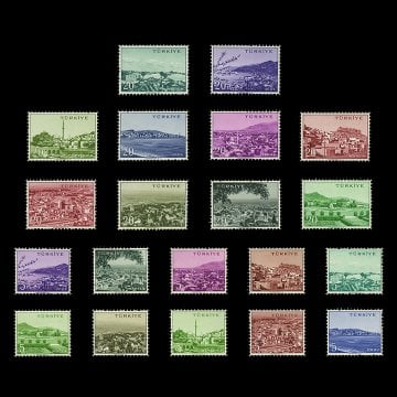 Great Homeland Series (January 5, 1958) - Republic of Turkey Stamp Collection