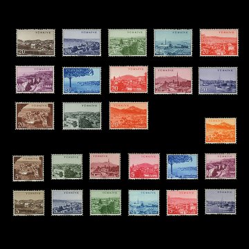 Büyük Memleket Serisi (5 Ocak 1958) - Türkiye Cumhuriyeti Pul Koleksiyonu