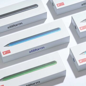 Stilform AEON Pure Kurşun Kalem Alüminyum Kasa, Grafit Ucu (HB), Aurora Green