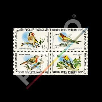 Kuşlar (10 Ekim 1983) - Kuzey Kıbrıs Türk Cumhuriyeti Pul Koleksiyonu