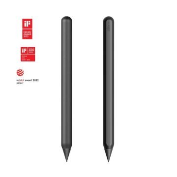 Stilform AEON Pure Kurşun Kalem Alüminyum Kasa, Grafit Ucu (HB), Warp Black