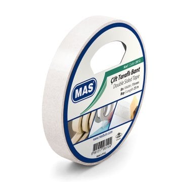MAS 2612 Çift Taraflı Bant 19 mm x 25 m
