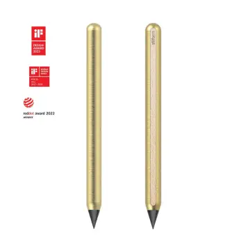 Stilform AEON Kurşun Kalem, Grafit Ucu (HB), Pirinç - Fırçalanmış Pirinç