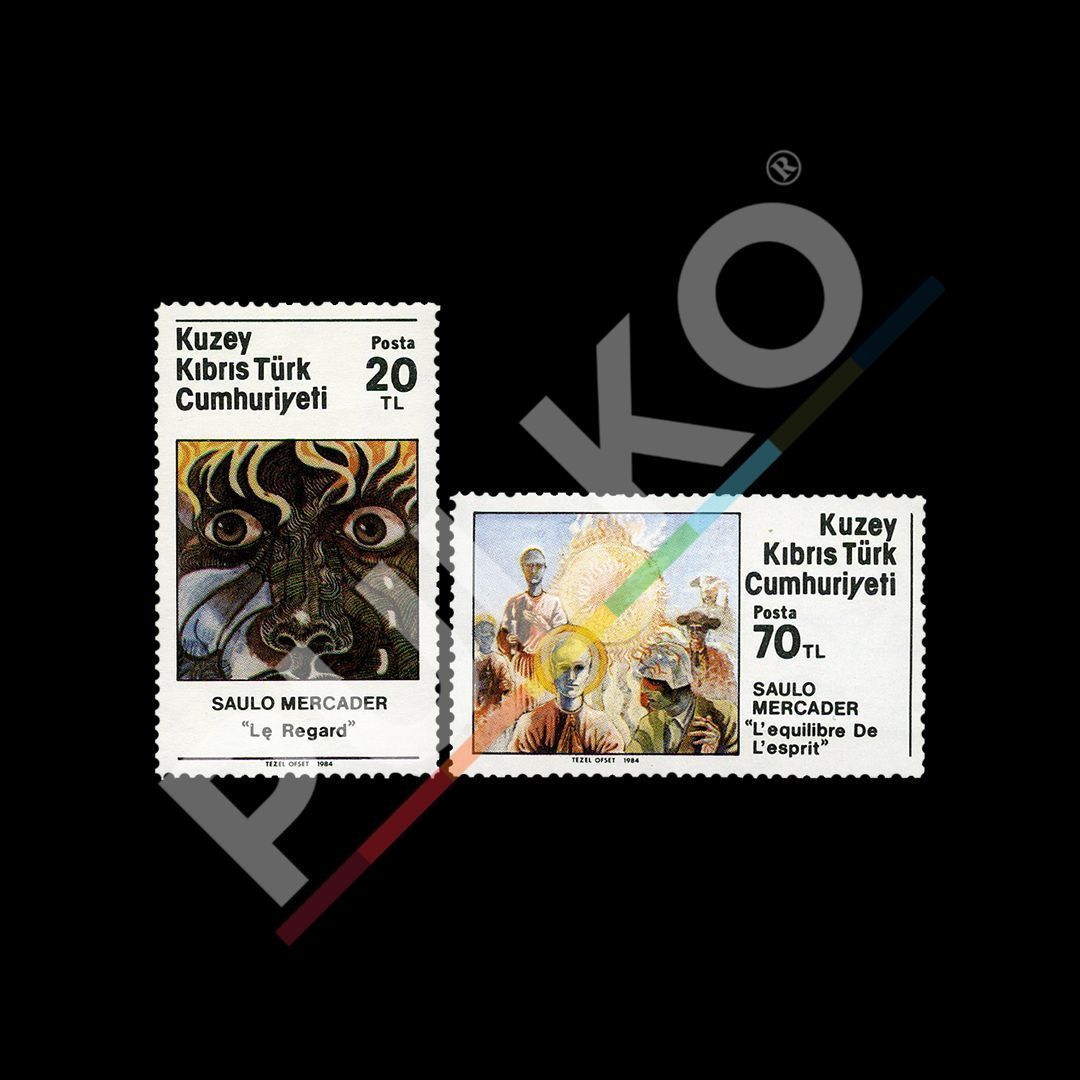 Tablolar (10 Aralık 1984) - Kuzey Kıbrıs Türk Cumhuriyeti Pul Koleksiyonu