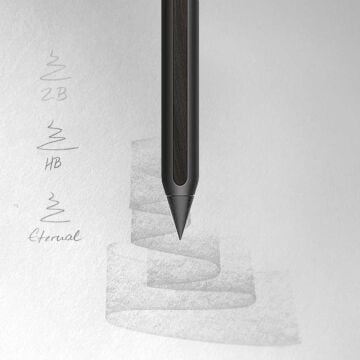 Stilform AEON Kurşun Kalem, Grafit Ucu (HB), Alüminyum - Warp Black