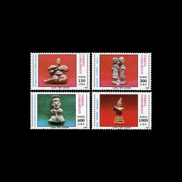 Historical Monuments (February 8, 1989) - Republic of Türkiye Stamp Collection