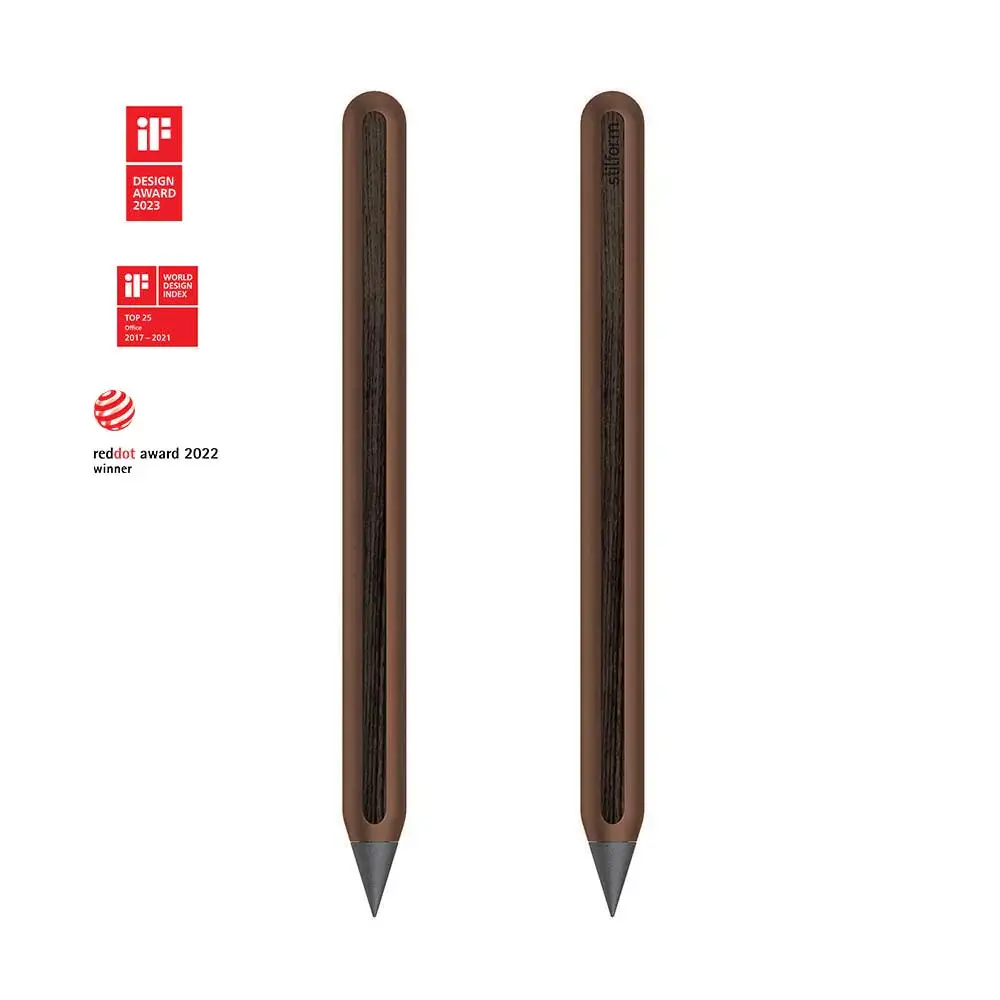 Stilform AEON Kurşun Kalem, Grafit Ucu (HB), Alüminyum - Walnut Brown