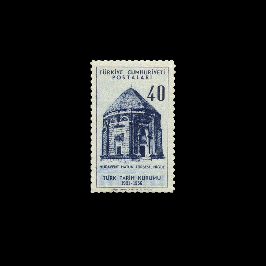 25. Jahrestag des Türkischen Historischen Instituts (12. April 1956) - Briefmarkensammlung der Republik Türkei