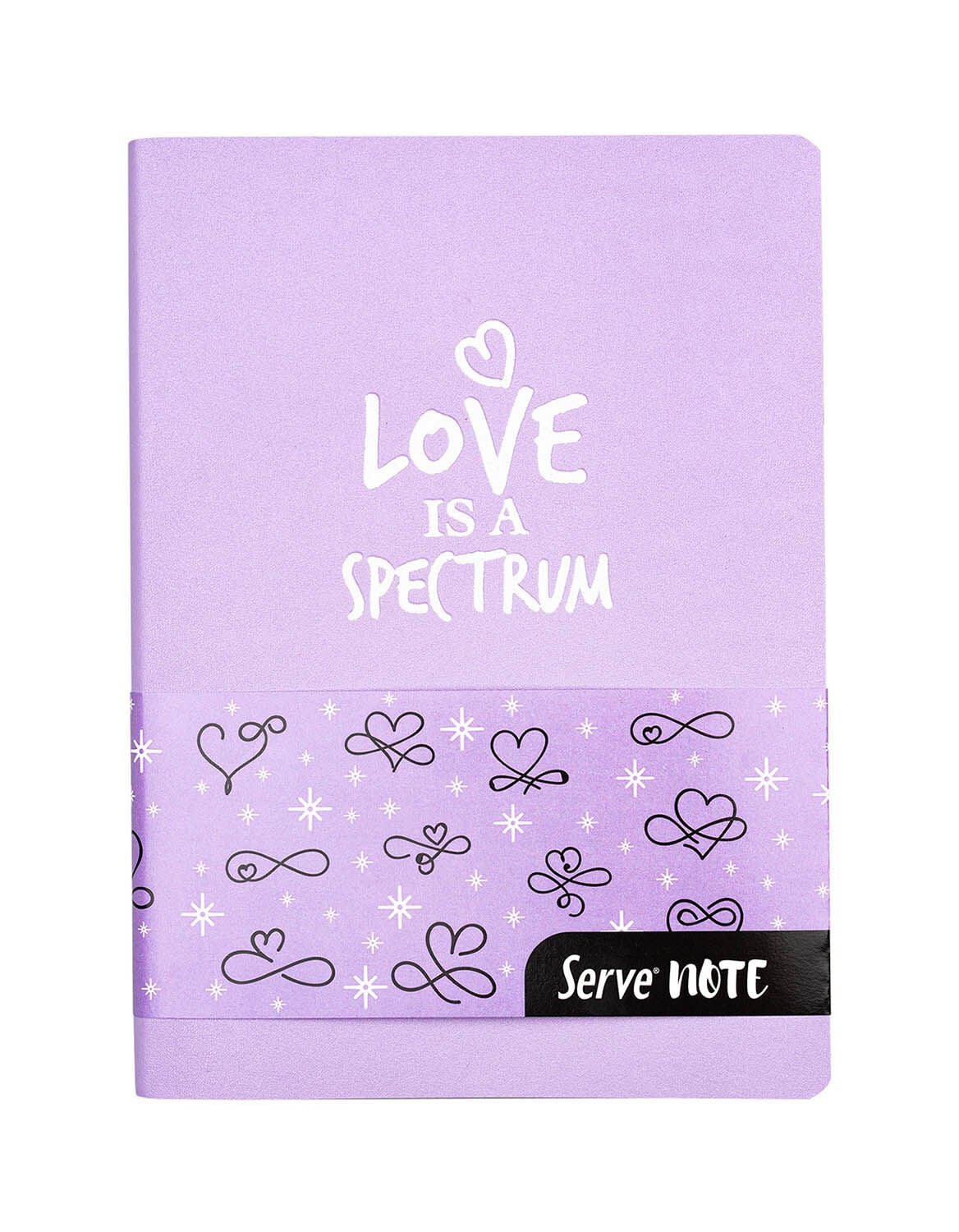 SERVE Note Defter 15 X 21 Çizgili, Lavanta
