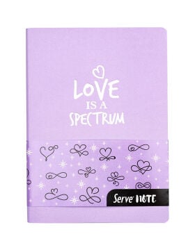 SERVE Note Defter 15 X 21 Çizgili, Lavanta