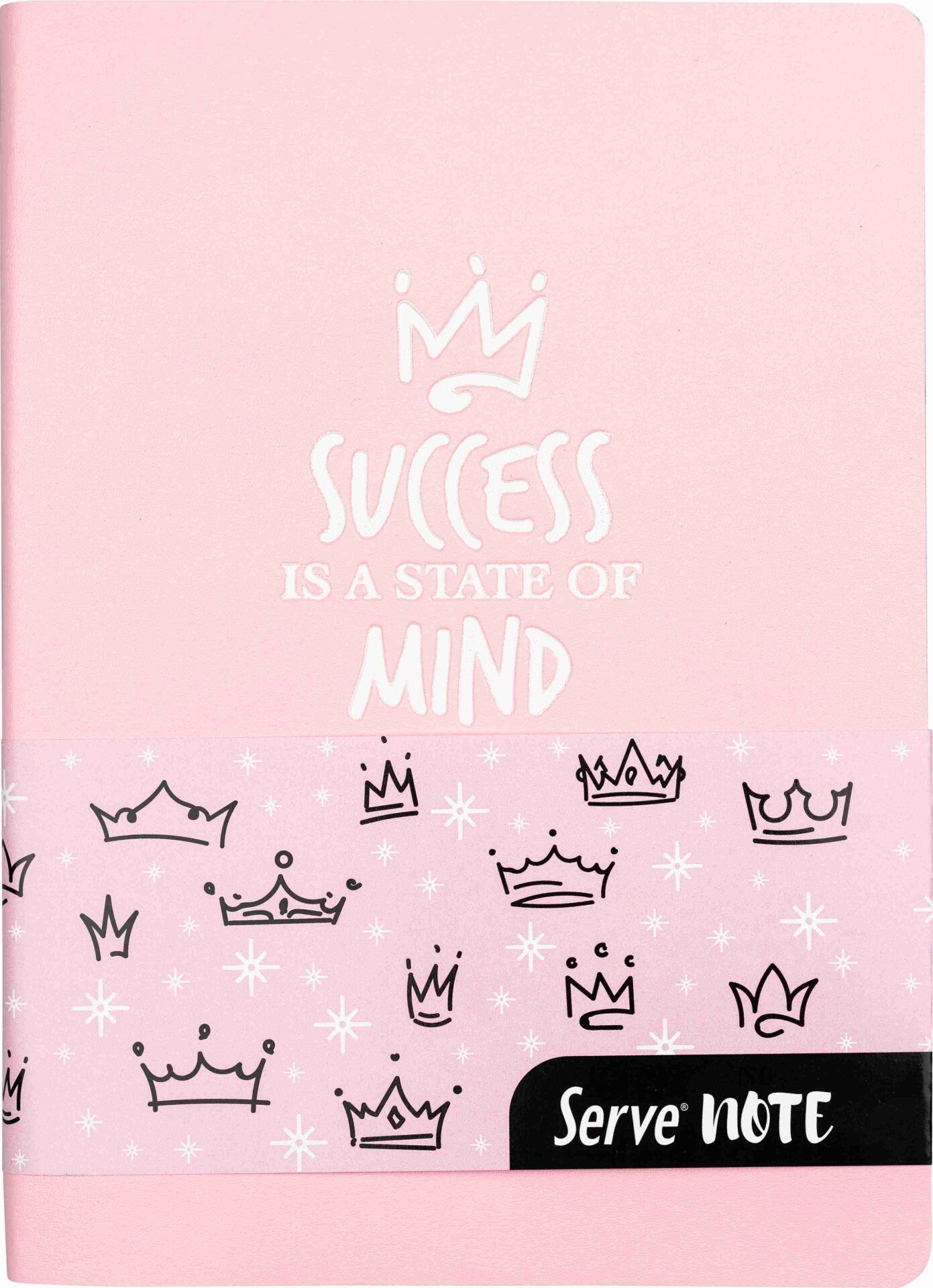 SERVE Note Defter 15 X 21 Çizgili, Şeker Pembe
