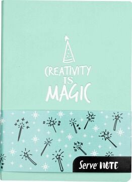 SERVE Note Defter 15 X 21 Çizgili, Nane Yeşili
