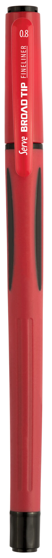 SERVE Broad Tip Fineliner, Kırmızı