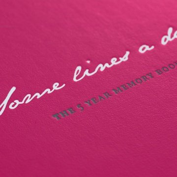 Leuchtturm1917 ''Some Lines a Day'' - 5 Yıllık Anı/Hatıra Defteri, Vişne