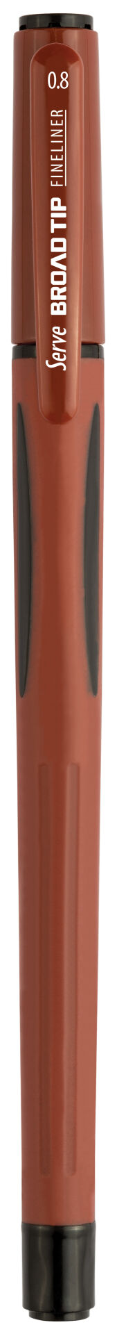 SERVE Broad Tip Fineliner, Kahverengi
