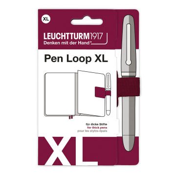 Leuchtturm1917 Pen Loop XL, Kalem Tutacağı, Liman Kırmızısı