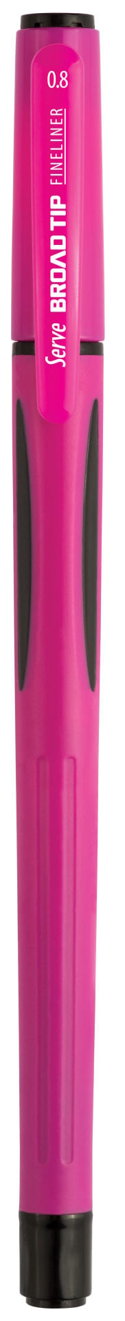 SERVE Broad Tip Fineliner, Yeni Pembe